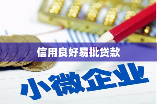 苍南信用良好易批贷款