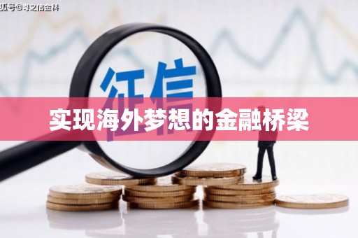 苍南实现海外梦想的金融桥梁