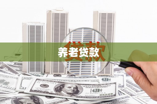 苍南养老贷款