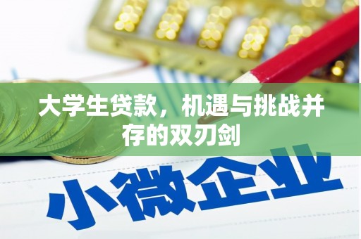 苍南大学生贷款，机遇与挑战并存的双刃剑