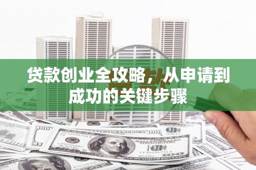 苍南贷款创业全攻略，从申请到成功的关键步骤