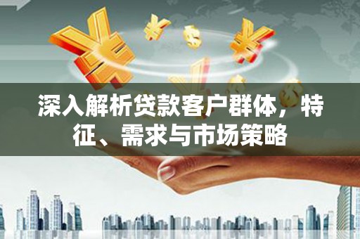 苍南深入解析贷款客户群体，特征、需求与市场策略