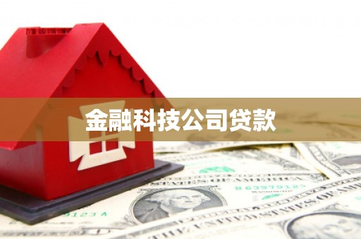 苍南金融科技公司贷款