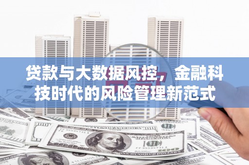 苍南贷款与大数据风控，金融科技时代的风险管理新范式
