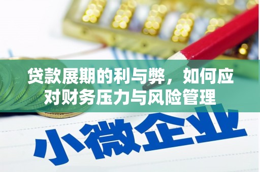 苍南贷款展期的利与弊，如何应对财务压力与风险管理