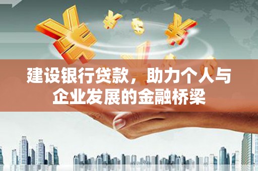 苍南建设银行贷款，助力个人与企业发展的金融桥梁
