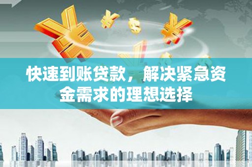 苍南快速到账贷款，解决紧急资金需求的理想选择