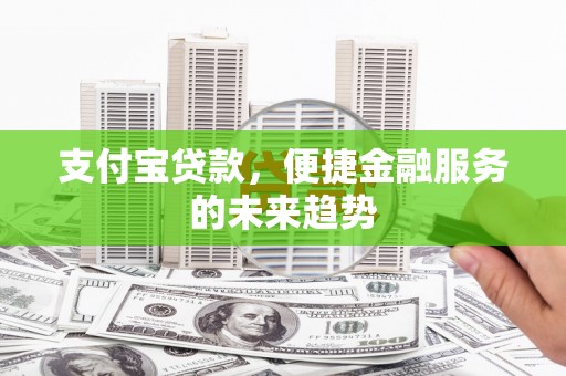 苍南支付宝贷款，便捷金融服务的未来趋势