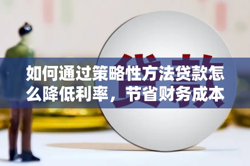 苍南如何通过策略性方法贷款怎么降低利率，节省财务成本