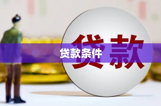 苍南贷款条件