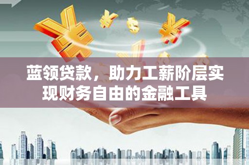 苍南蓝领贷款，助力工薪阶层实现财务自由的金融工具