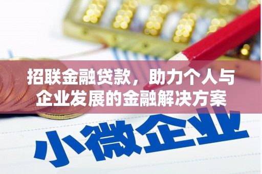 苍南招联金融贷款，助力个人与企业发展的金融解决方案