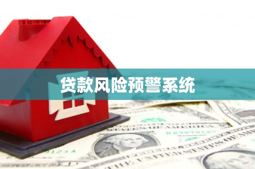 苍南贷款风险预警系统
