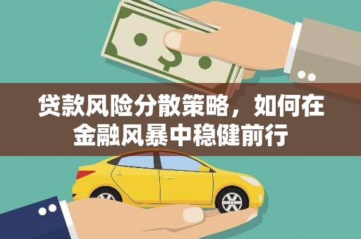 苍南贷款风险分散策略，如何在金融风暴中稳健前行