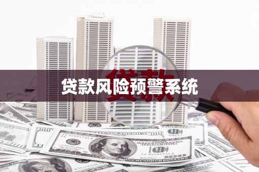 苍南贷款风险预警系统