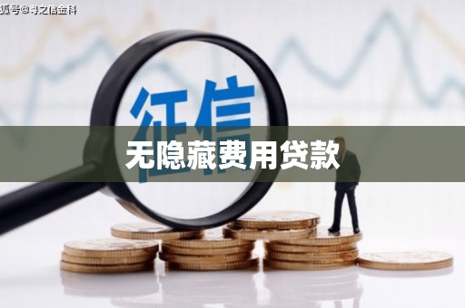 苍南无隐藏费用贷款