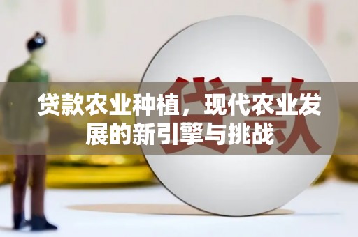 苍南贷款农业种植，现代农业发展的新引擎与挑战