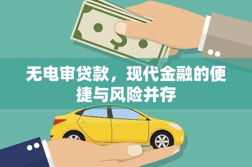 苍南无电审贷款，现代金融的便捷与风险并存