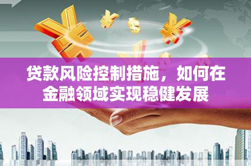 苍南贷款风险控制措施，如何在金融领域实现稳健发展