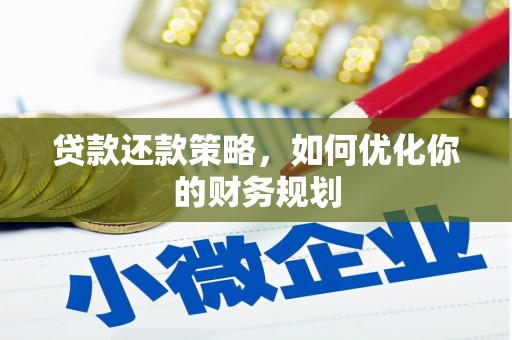 苍南贷款还款策略，如何优化你的财务规划