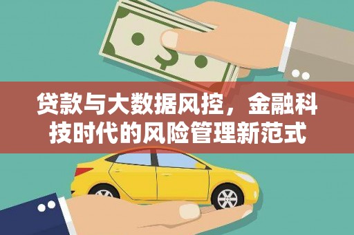 苍南贷款与大数据风控，金融科技时代的风险管理新范式