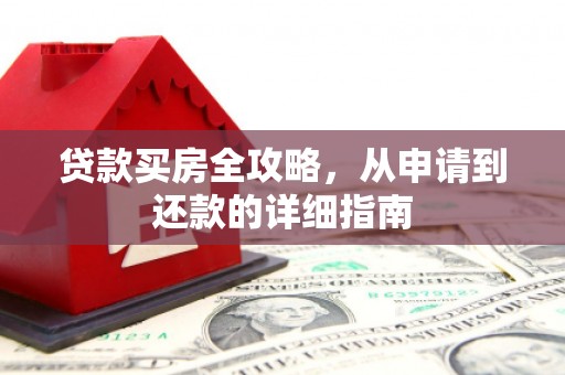 苍南贷款买房全攻略，从申请到还款的详细指南