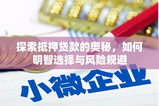 苍南探索抵押贷款的奥秘，如何明智选择与风险规避