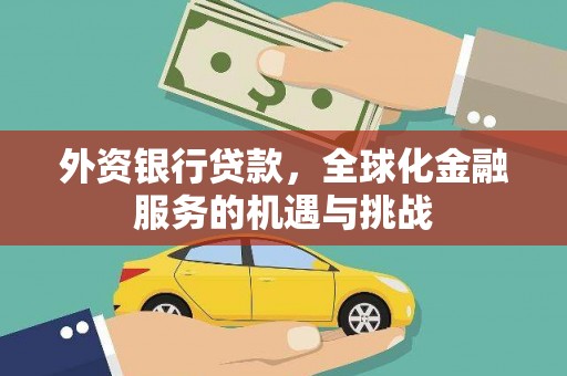苍南外资银行贷款，全球化金融服务的机遇与挑战