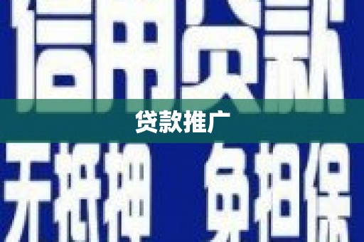 苍南贷款推广