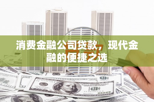 苍南消费金融公司贷款，现代金融的便捷之选