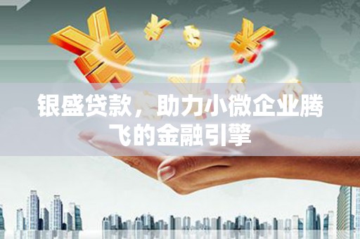 苍南银盛贷款，助力小微企业腾飞的金融引擎