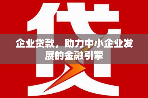 苍南企业贷款，助力中小企业发展的金融引擎