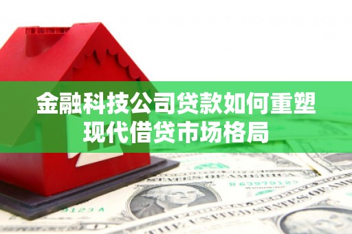 苍南金融科技公司贷款如何重塑现代借贷市场格局
