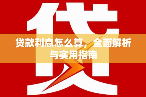 苍南贷款利息怎么算，全面解析与实用指南