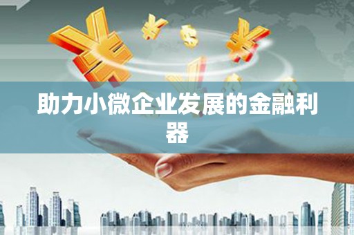 苍南助力小微企业发展的金融利器