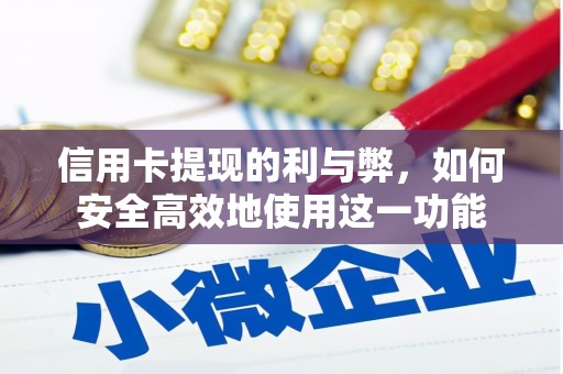 苍南信用卡提现的利与弊，如何安全高效地使用这一功能