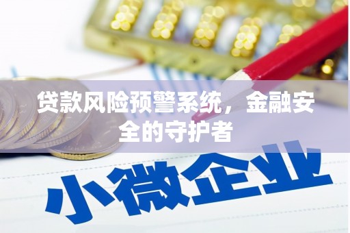苍南贷款风险预警系统，金融安全的守护者