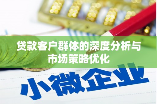 苍南贷款客户群体的深度分析与市场策略优化