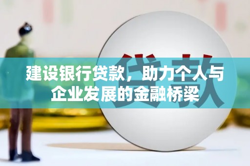 苍南建设银行贷款，助力个人与企业发展的金融桥梁