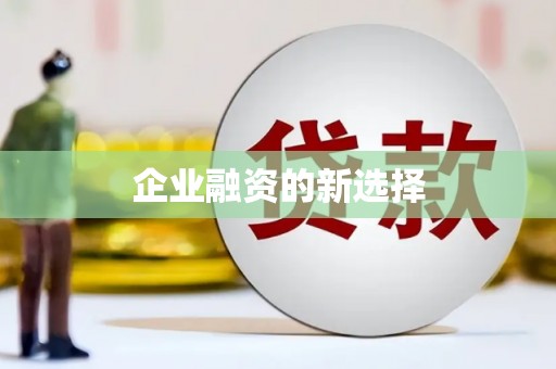 苍南企业融资的新选择