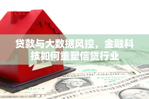 苍南贷款与大数据风控，金融科技如何重塑信贷行业