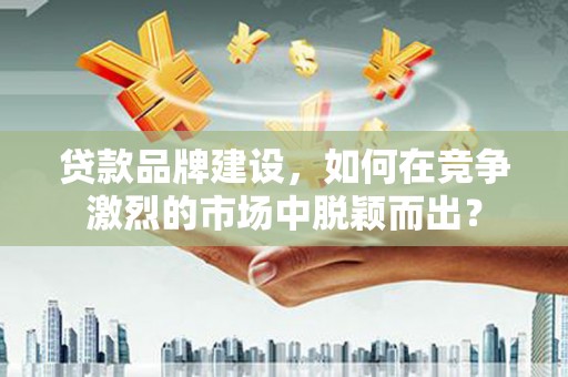 苍南贷款品牌建设，如何在竞争激烈的市场中脱颖而出？