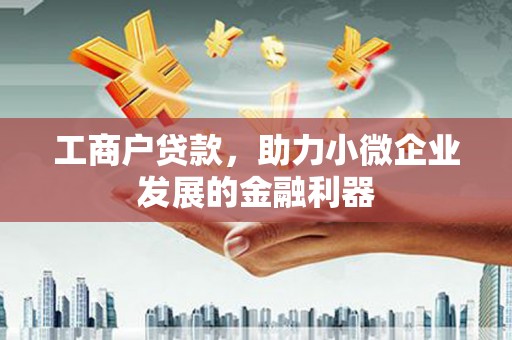 苍南工商户贷款，助力小微企业发展的金融利器