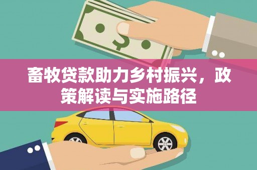 苍南畜牧贷款助力乡村振兴，政策解读与实施路径