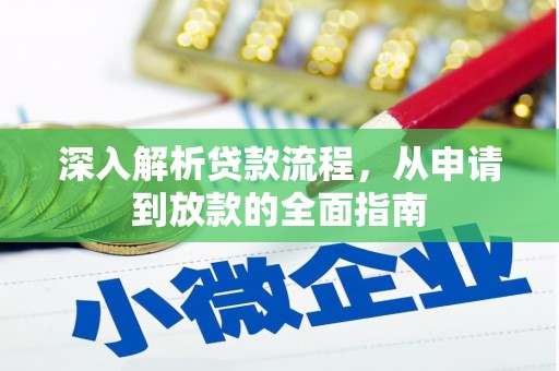 苍南深入解析贷款流程，从申请到放款的全面指南