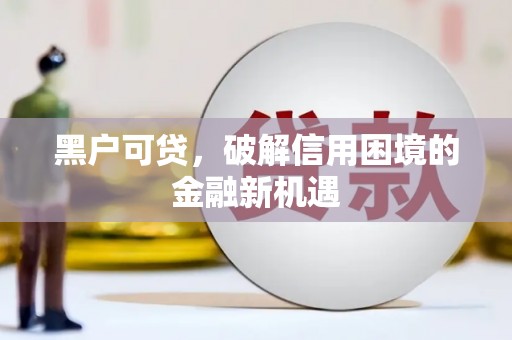 苍南黑户可贷，破解信用困境的金融新机遇