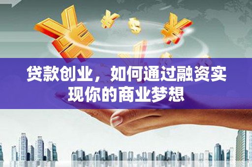 苍南贷款创业，如何通过融资实现你的商业梦想