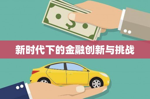 苍南新时代下的金融创新与挑战