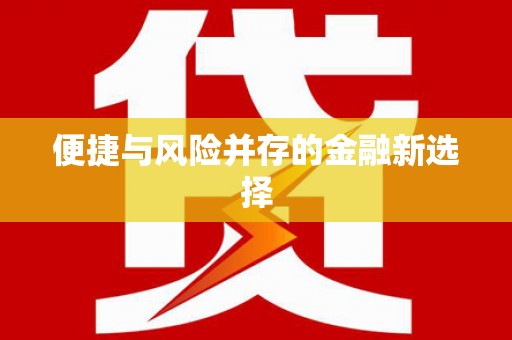 苍南便捷与风险并存的金融新选择