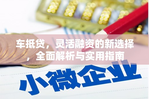 苍南车抵贷，灵活融资的新选择，全面解析与实用指南
